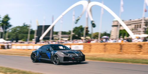 Alpine A110 FUTURE : la troisième génération s’élance à Goodwood