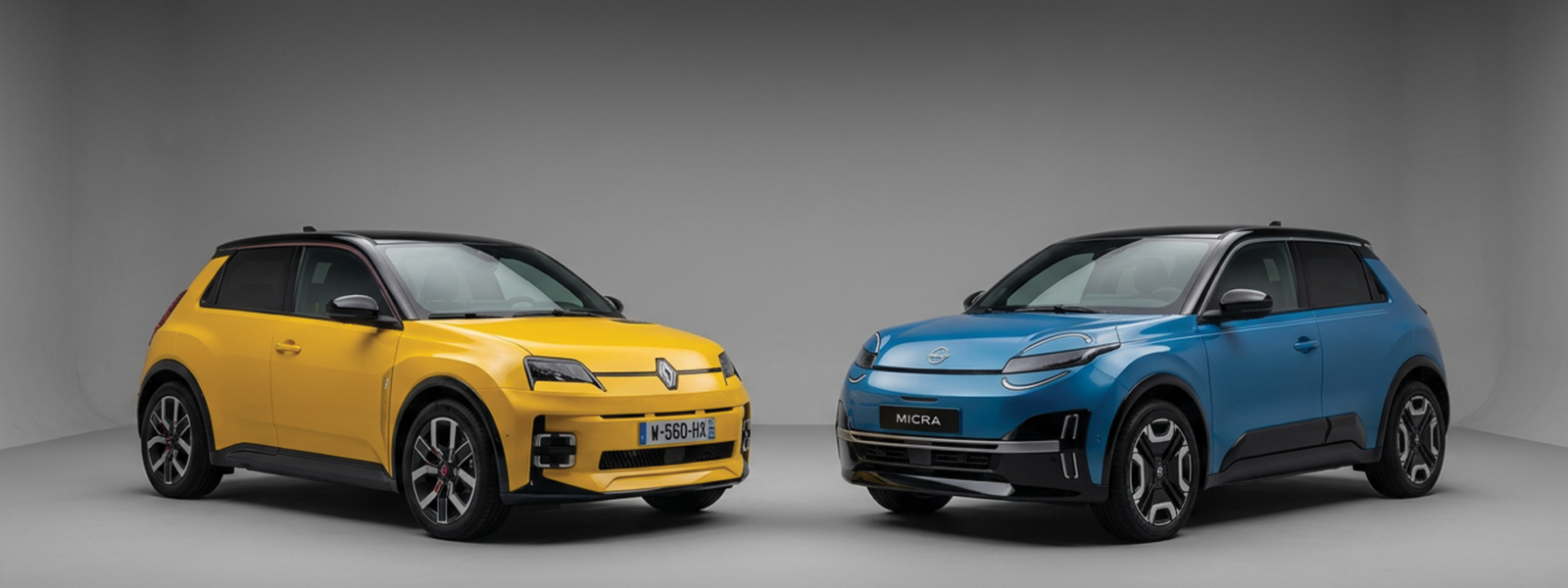 Renault 5 et Nissan Micra